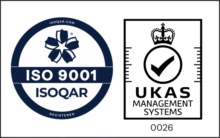 ISOQAR UKAS ISO 9001 joint logo